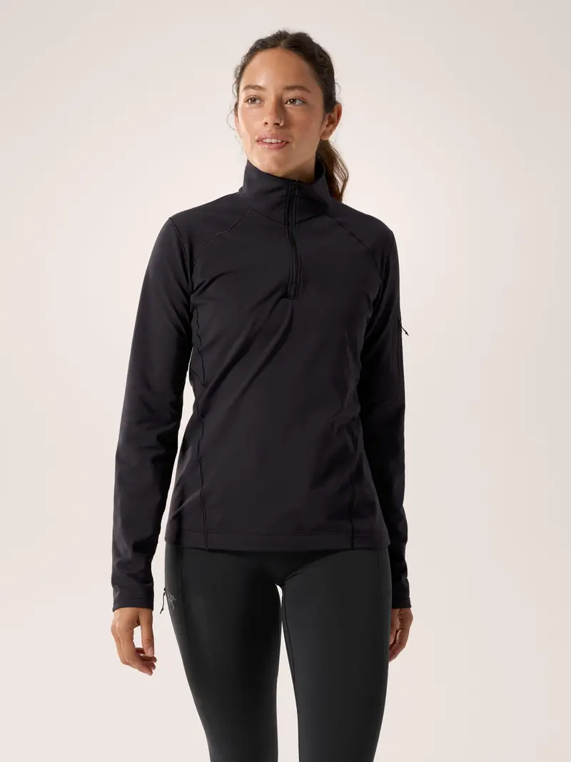 Rho Women’s Breathable Mid-Layer Zip-Neck Top