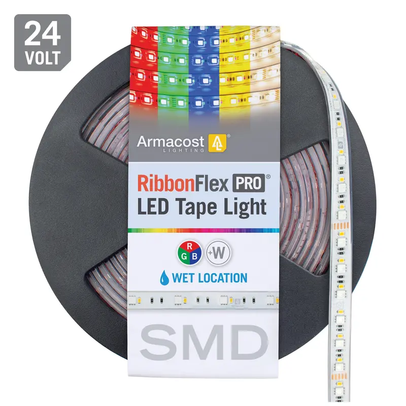 RibbonFlex Pro 24V RGB+W Weather-Resistant LED Strip Tape