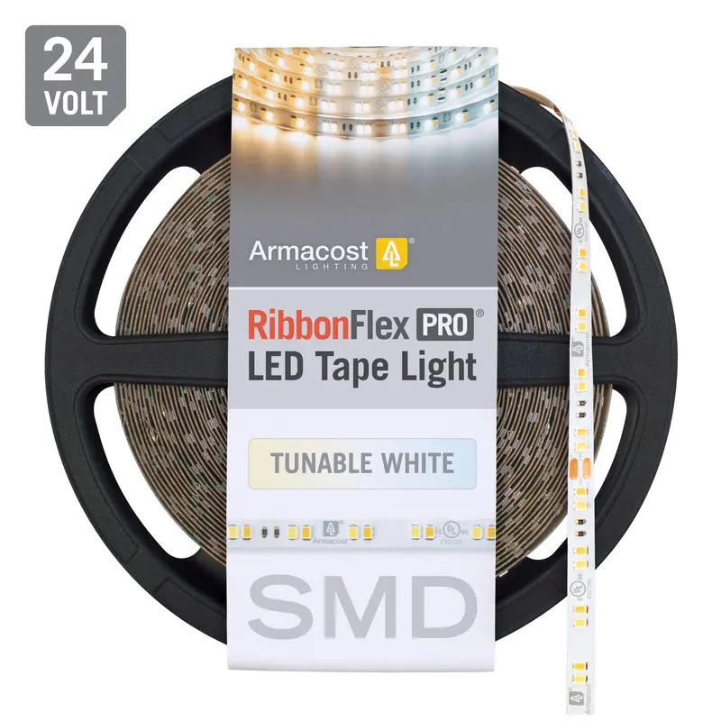 RibbonFlex Pro 24V Tunable White LED Strip – CCT Adjustable Color Temperature