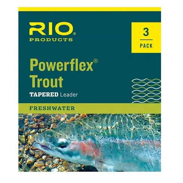 RIO Powerflex Trout Leader – 7.5-Foot, 3-Pack