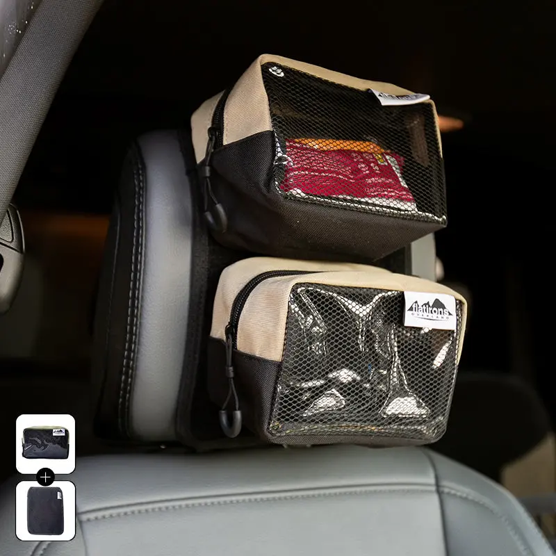 RiPouch Adjustable Headrest Organizer for Vehicles
