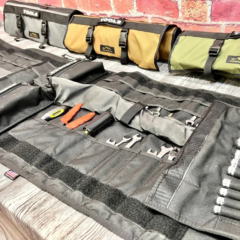 Roll-Up Adventure Tool and Gear Organizer