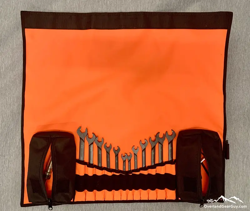 Roll-Up Overland Tool Wrap Organizer