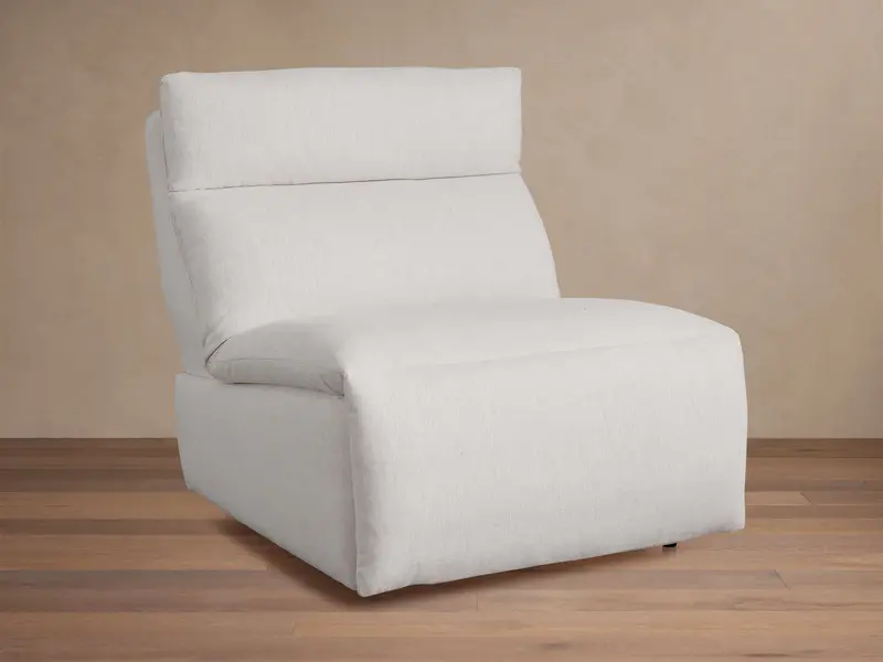 Rowland Tailored 34-Inch Armless Power Motion Recliner