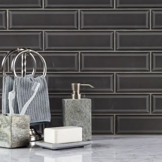 Sable Gray 3×9 Inch Ceramic Subway Tile