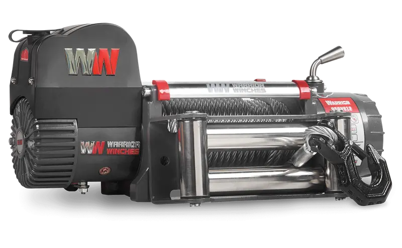 Samurai 10,000 lb 12V Electric Winch – Steel Cable