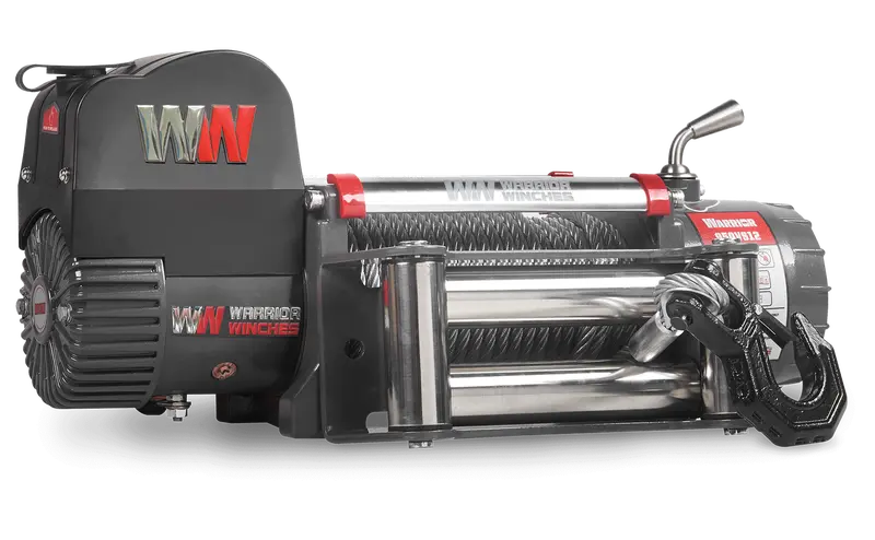 Samurai 12,500 lb 12V Electric Winch with Steel Cable