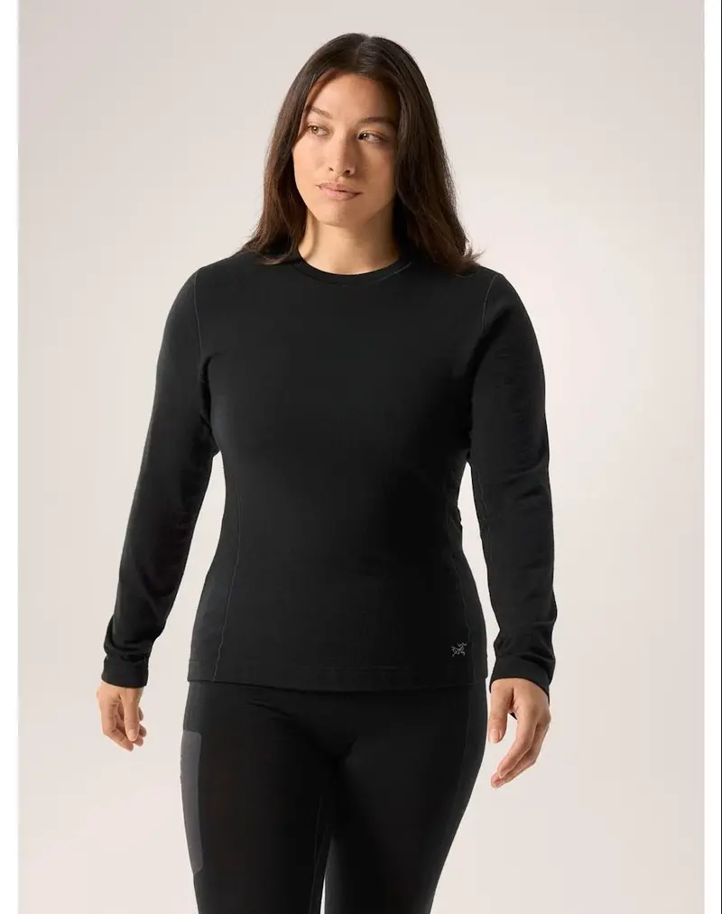 Satoro Women’s Long-Sleeve Merino Wool Crew Neck Top