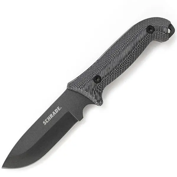 SCHF51M Frontier Fixed Blade – Micarta Handle with Plain Edge and Included Sheath