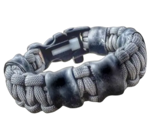 Scout Slimline Paracord Bracelet – Minimalist Survival Band with Fire, Cutting, Shelter & Signaling Functions