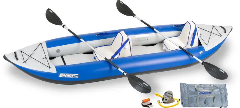 Sea Eagle Explorer 380XK Deluxe Tandem Kayak – Spacious Inflatable Option