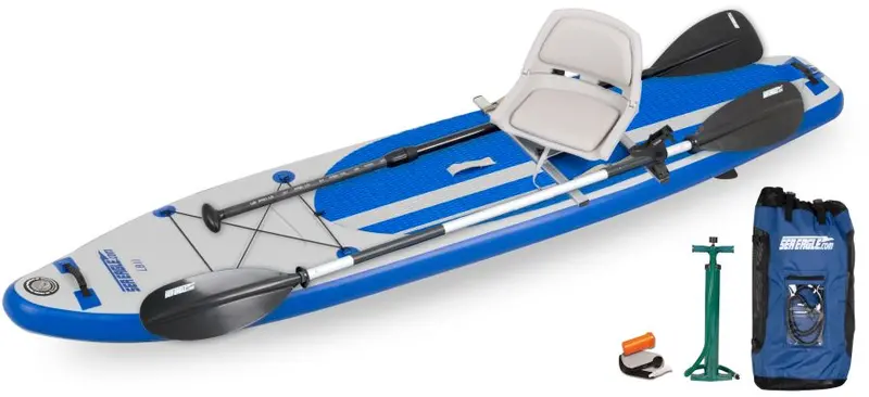 Sea Eagle LB11K Fishing Longboard SUP – Rod Holders & Gear Mounts