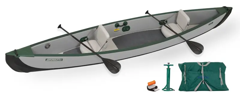 Sea Eagle TC16K Travel Canoe – Starter Package for Couples