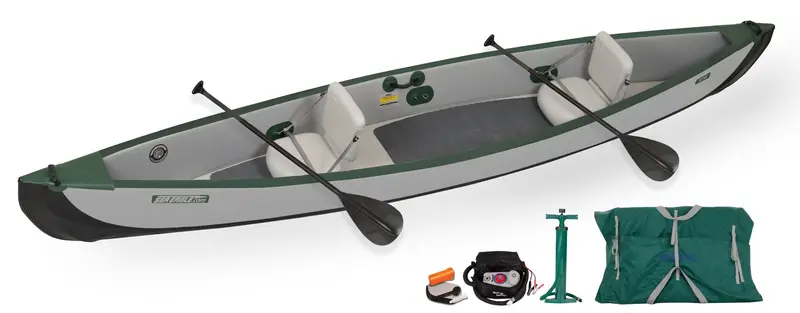Sea Eagle TC16K Travel Canoe – Two-Person Inflatable Kayak-Canoelike Hybrid