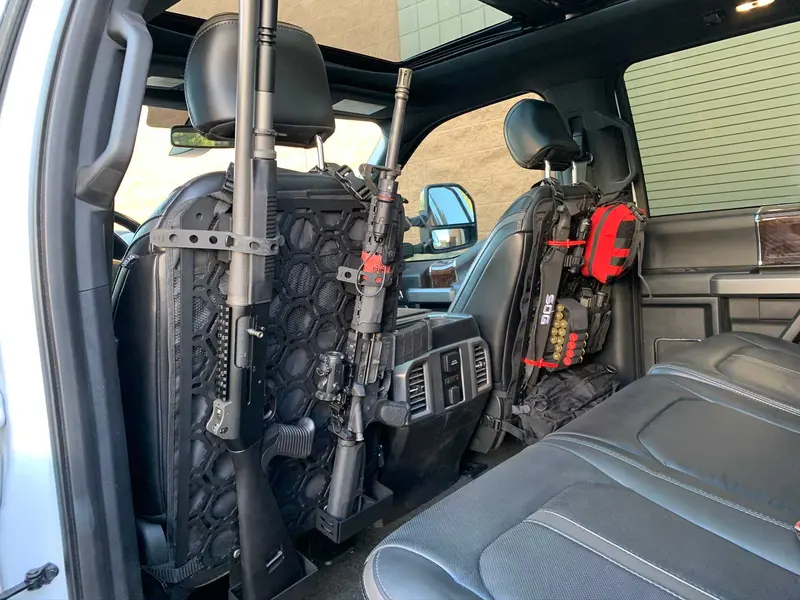 Shotgun & Rifle Seat Back Mounting Kit – Off-Road Ready
