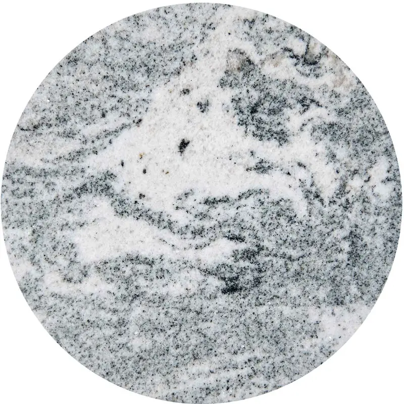 Silver Cloud Granite 14×14 Barstool Top for Indoor-Outdoor Kitchens