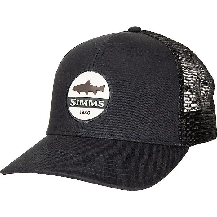 Simms Trout Patch Trucker Hat – Breathable Fishing Cap