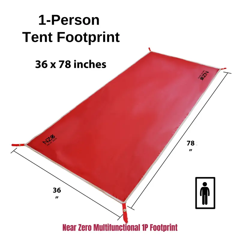 Single-Person Tent Footprint – Ultralight Ground Cover