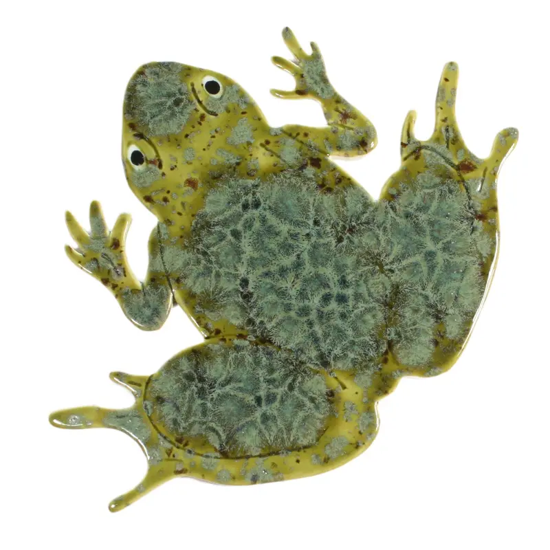 Sitting Frog Pool Mosaic – 9″ x 8″