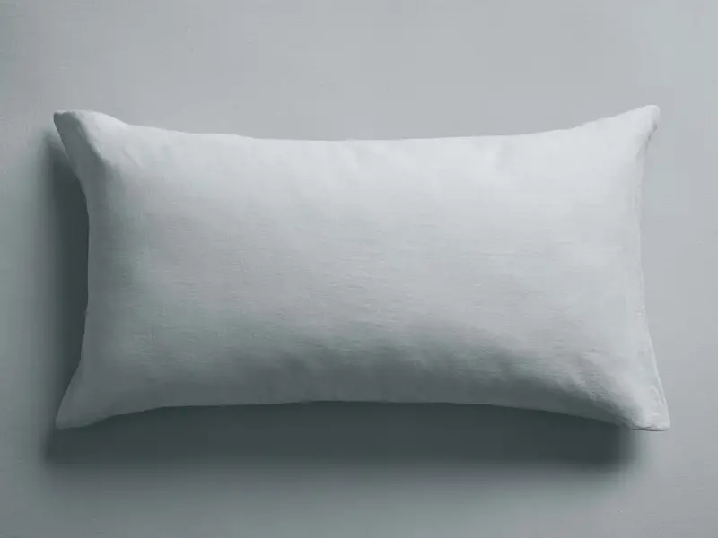 Sky Italian Garment-Dyed Linen Decorative Sham