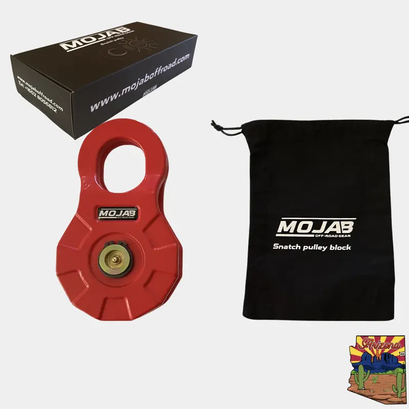 Snatch Block Pulley for Winching and Rigging Systems