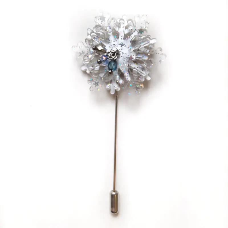 Snowflake Pin Brooch