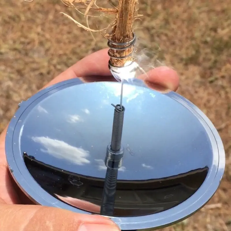 Solar-Powered Fire Starter – Compact Outdoor Igniter for Cigarettes, Campfires & Emergency Survival