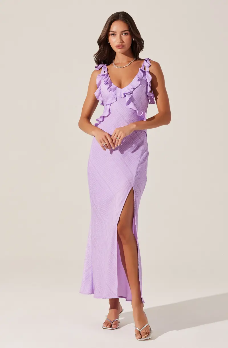 Sorbae Tiered Ruffle Maxi Dress