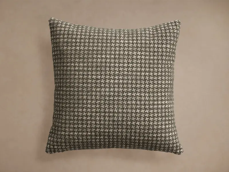 Sorisole Decorative Throw Pillow – Soft Linen Blend with Subtle Weave