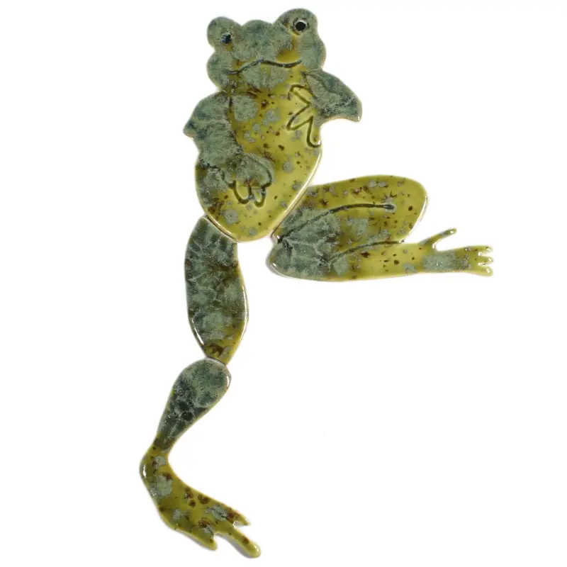 Standing Frog Pool Mosaic – 11″ x 6″