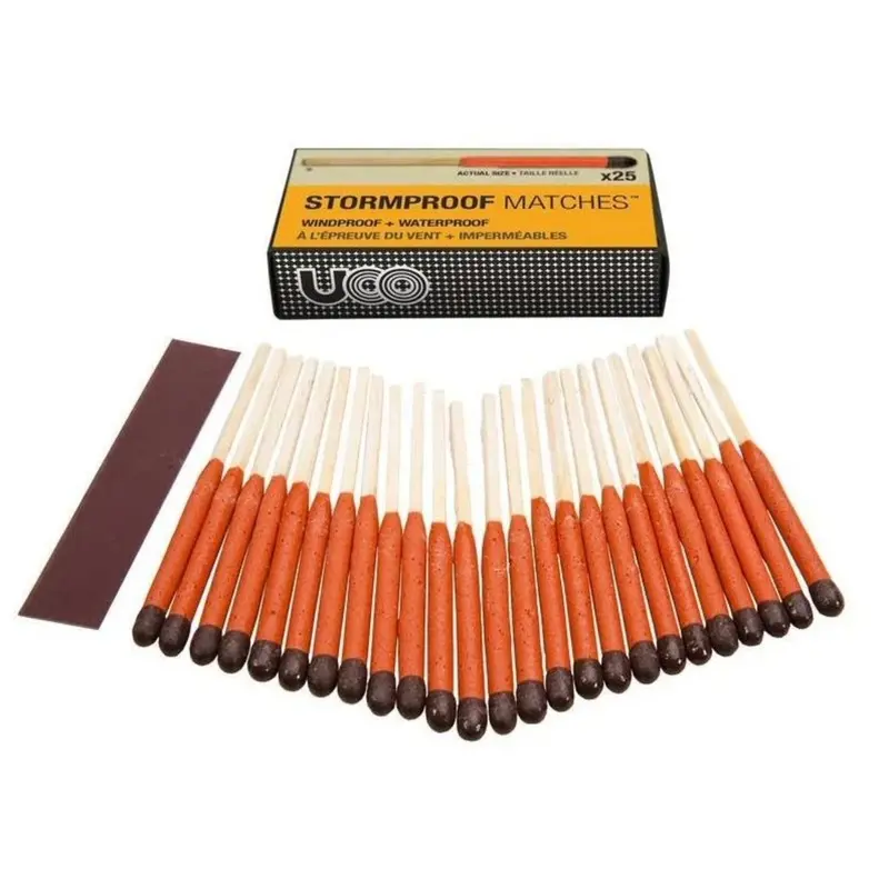 Stormproof Waterproof Match Striker Kit for Outdoor Use