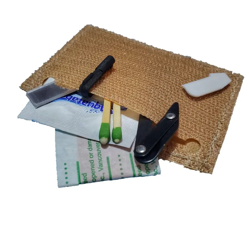 Subdued Two-Layer Velcro Storage Pocket Patch
