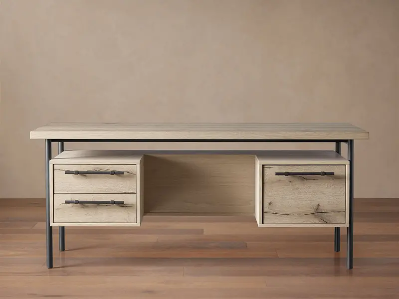 Sullivan Executive Writing Desk with Drawers