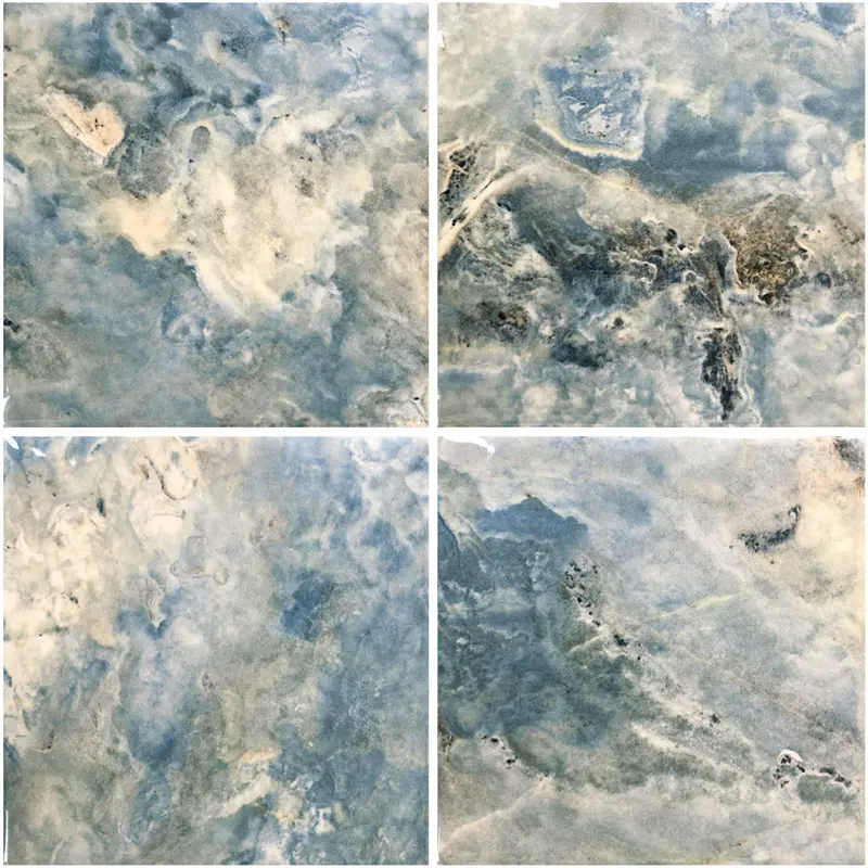 Sunset Marble Blue 6×6 Inch Porcelain Waterline Tile