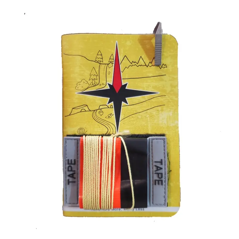 Superesse Field Memo Pad – Durable Yellow Notebook with Survival Aids