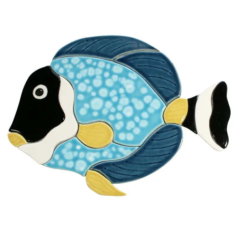 Surgeonfish-Inspired Pool Mosaic Tile