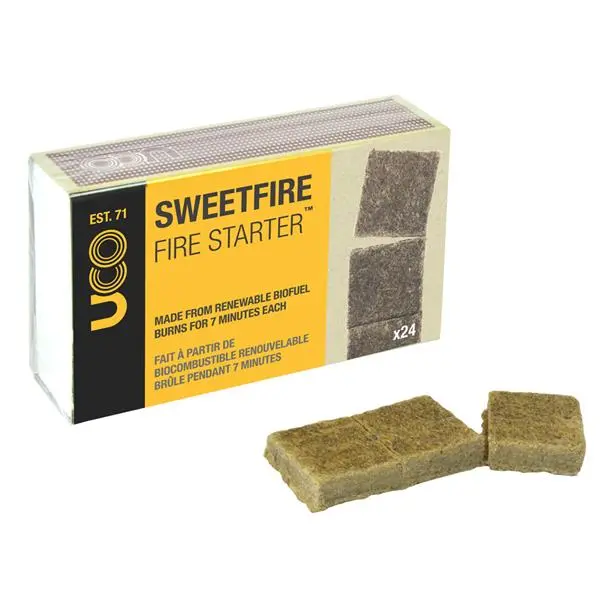 Sweetfire Biofuel Firestarter Tabs – 24-Count Pack
