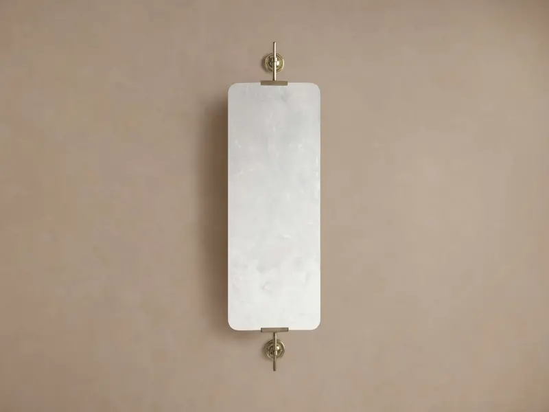 Swivel-Mount Wall-Mounted Mirror