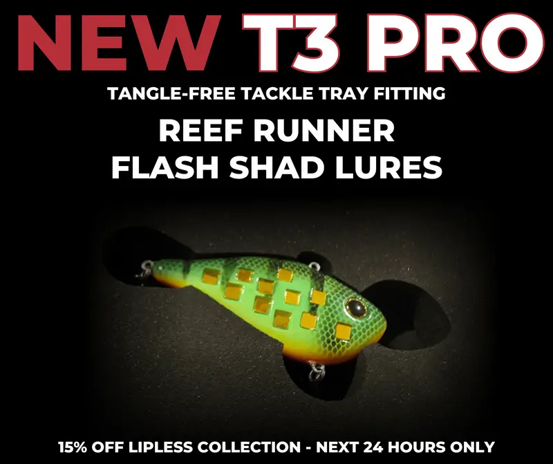 T3 Pro Reef Runner Flash Shad Fishing Lure