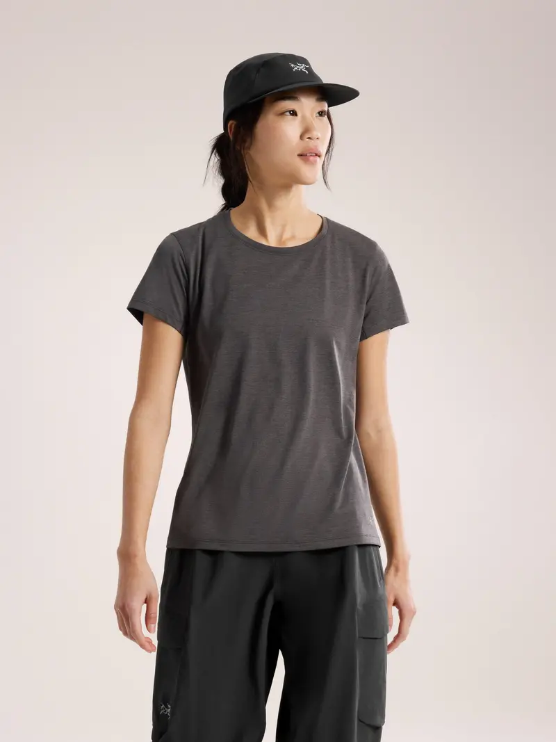 Taema Crew Neck Short-Sleeve Top for Women
