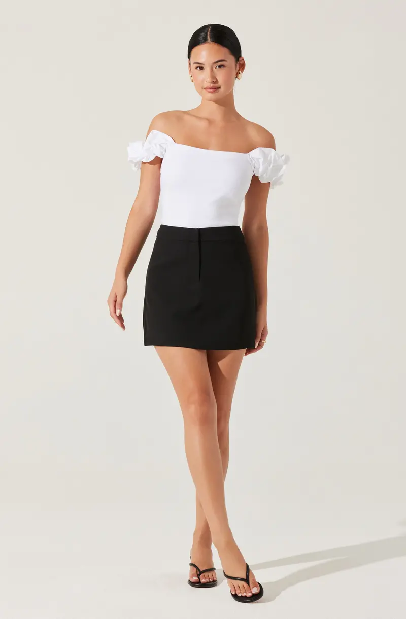 Tailored Mini Skirt by Bella