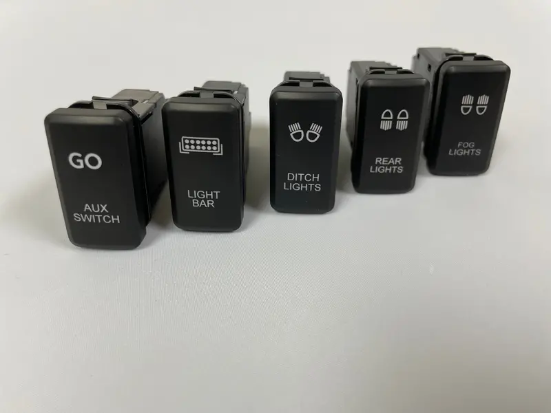 Tall Rectangular Rocker Switch – Universal Fit for Custom Panels