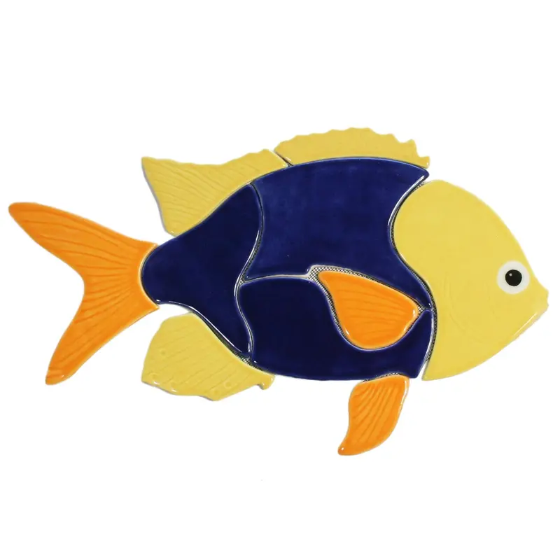 Tetra Fish Pattern Pool Mosaic