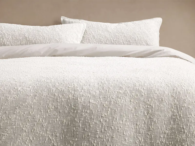 Textured Bouclé Duvet Cover Set