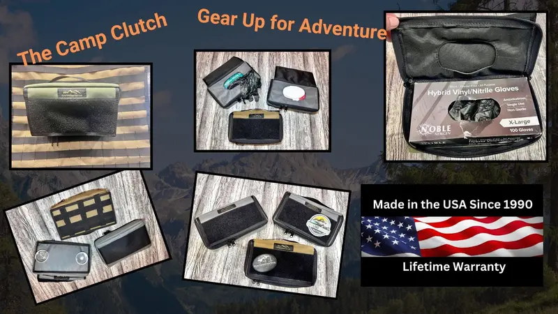 The Camp Clutch Multi-Use Organizing Tote for Outdoor Gear