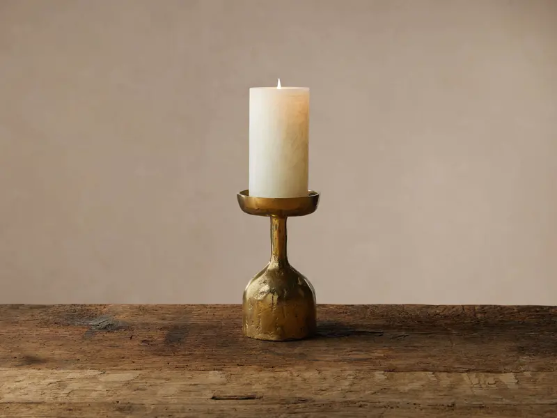 Thira Heavy-Duty Pillar Candle Holder