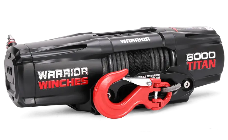 Titan 6,000 lb 12V Electric Winch with Synthetic Cable