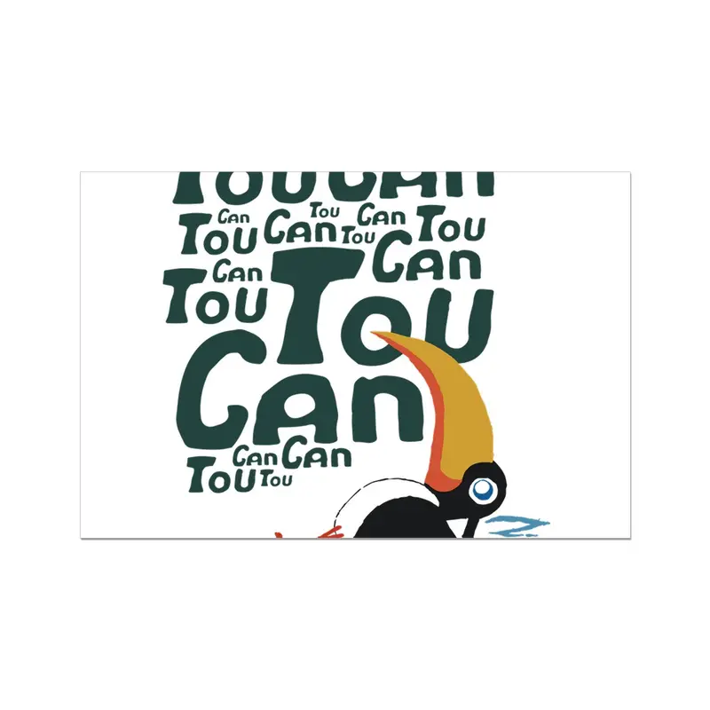 Toucan Rolled Canvas – Ready-to-Frame Artwork