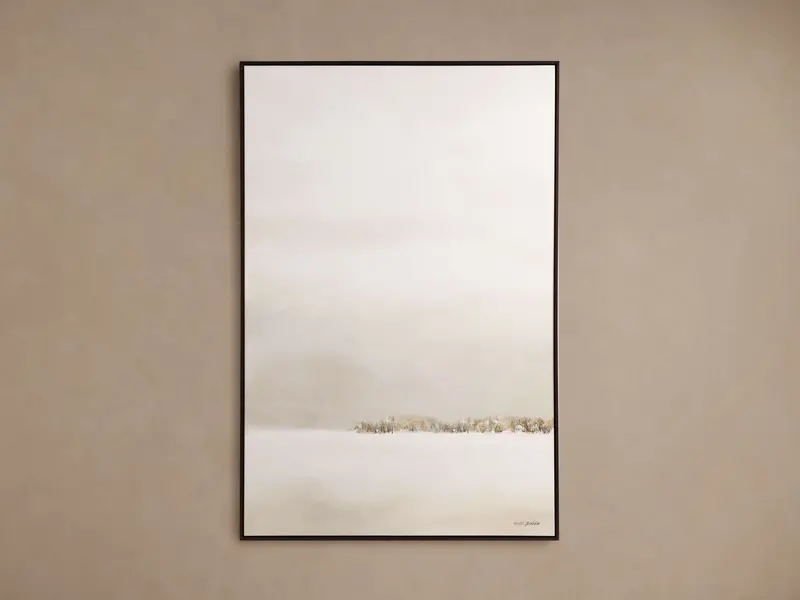 Tranquil Trees I Art Print in Modern Framed Display