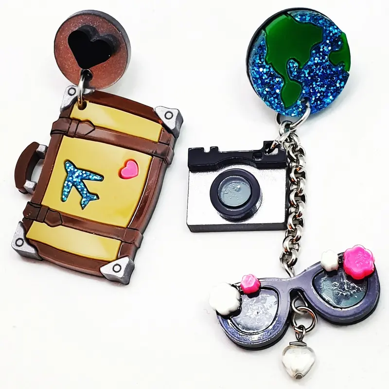 Travel-Themed Earrings